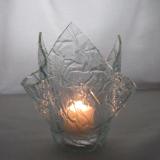 VO2445 - Clear Krinkle Tall Votive Holder