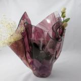 VA1148 - Amethyst Baroque Centerpiece Vase