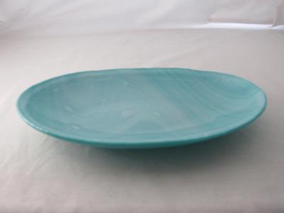 OV18016 - Aquamarine Frost Oval Serving Dish