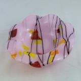 CD3009 - Pink with Autumn Collage Small Candy Dish