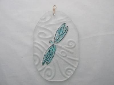 WS10061 - Dragonfly Oval Wall Sculpture