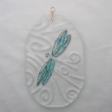 WS10061 - Dragonfly Oval Wall Sculpture