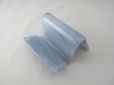 BC13026 - White, Lavender Blue Opal Business Card Holder