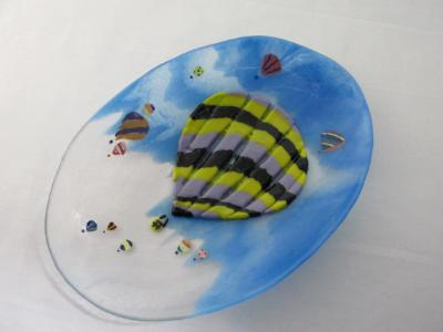 OV18057 - Hot Air Balloons Oval Serving Dish