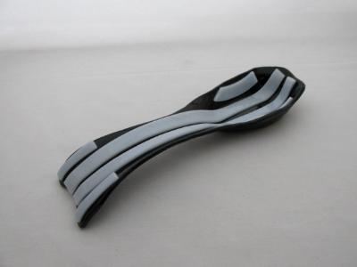 SR12076 - Black & White Abstract Large Spoon Rest