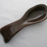SR12148 - Woodland Brown, Ivory Streaky Large Spoon Rest