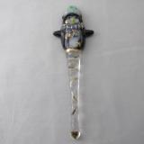 TO22045 - Penguin Icicle Ornament - Mint Green/Cobal Blue
