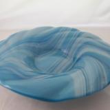 SW19005 - Cascadia Blue Swirl Bowl / Bird Bath