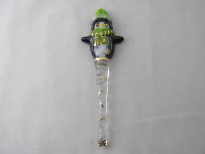 TO22060 - Penguin Icicle Ornament - Spring Green