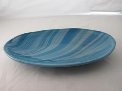 OV18013 - Cascadia Blue Oval Serving Dish